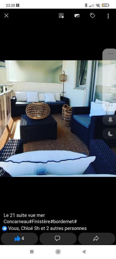 La Suite Appartement Pleine Vue Mer Concarneau Extérieur photo